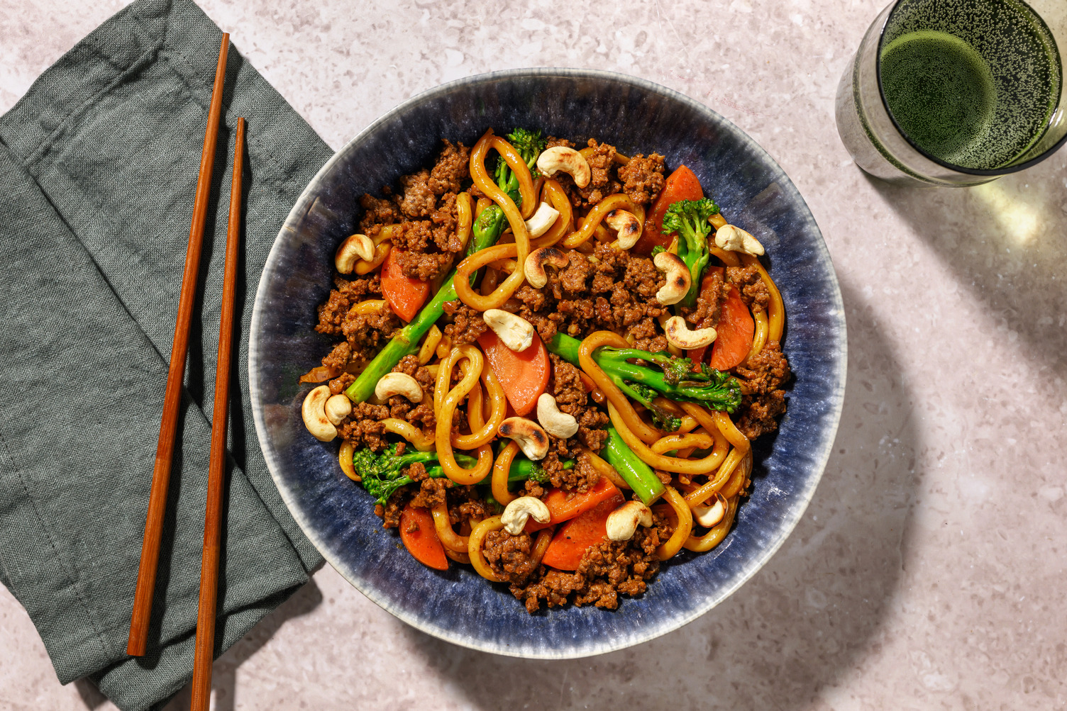 One Pan Hoisin Double Beef Udon