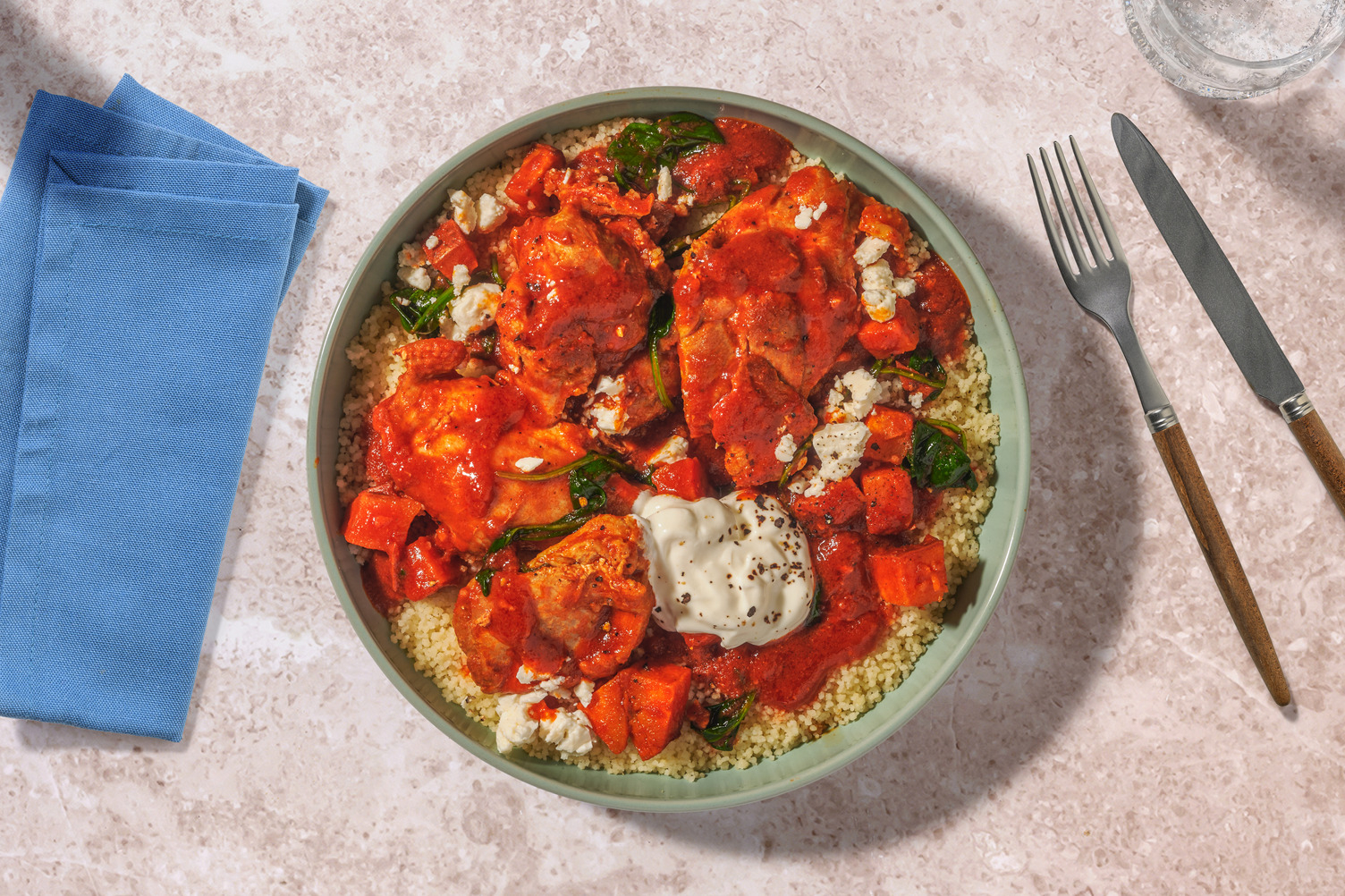 Moroccan Style Prawn and Roast Sweet Potato Stew