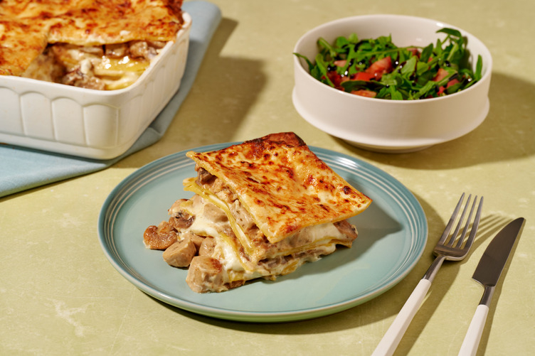 Clonakilty Whitepudding Mushroom Lasagne