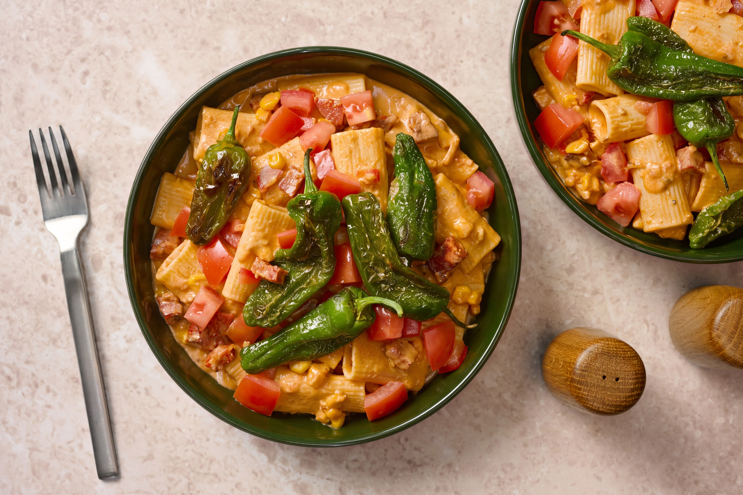 Double Chorizo and Padron Pepper Pasta