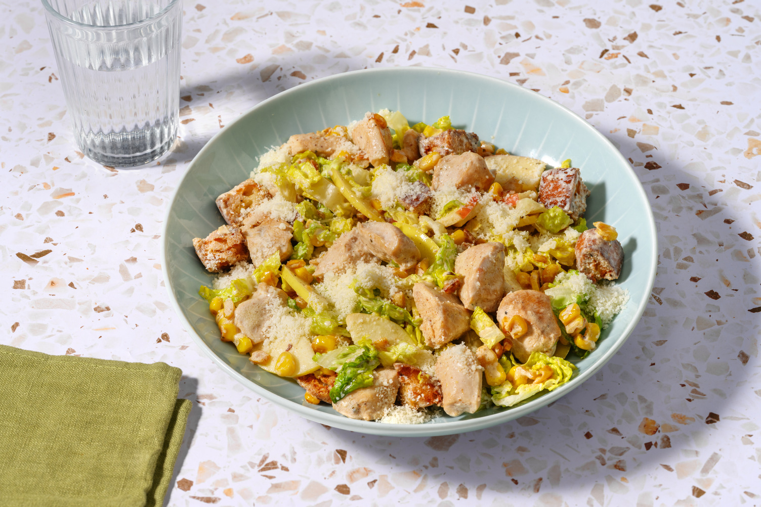 Central American Style Ranch Double Chicken Salad