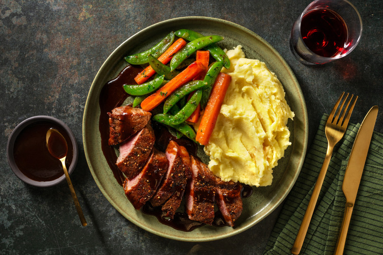 Irish Sirloin Steak and Creamy Mash