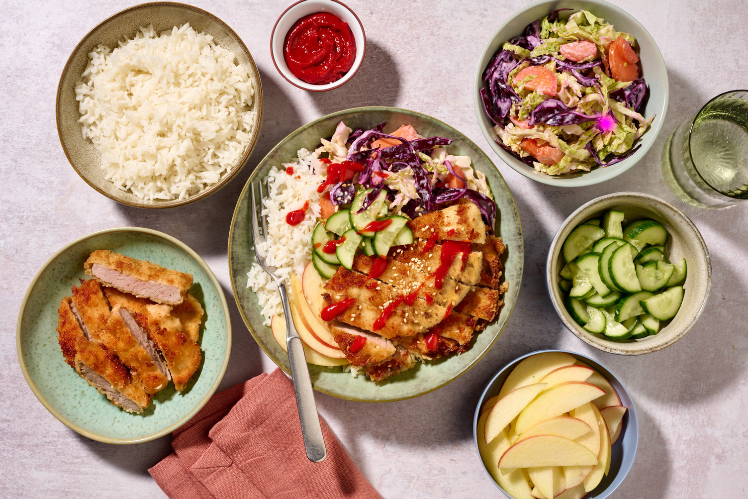 Build Your Own: Asian Style Crispy Pork & Rice