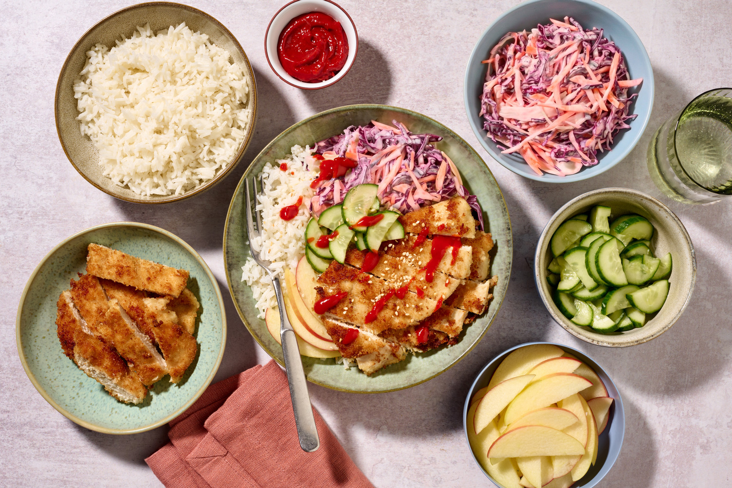 Build Your Own: Asian Style Crispy Chicken & Rice