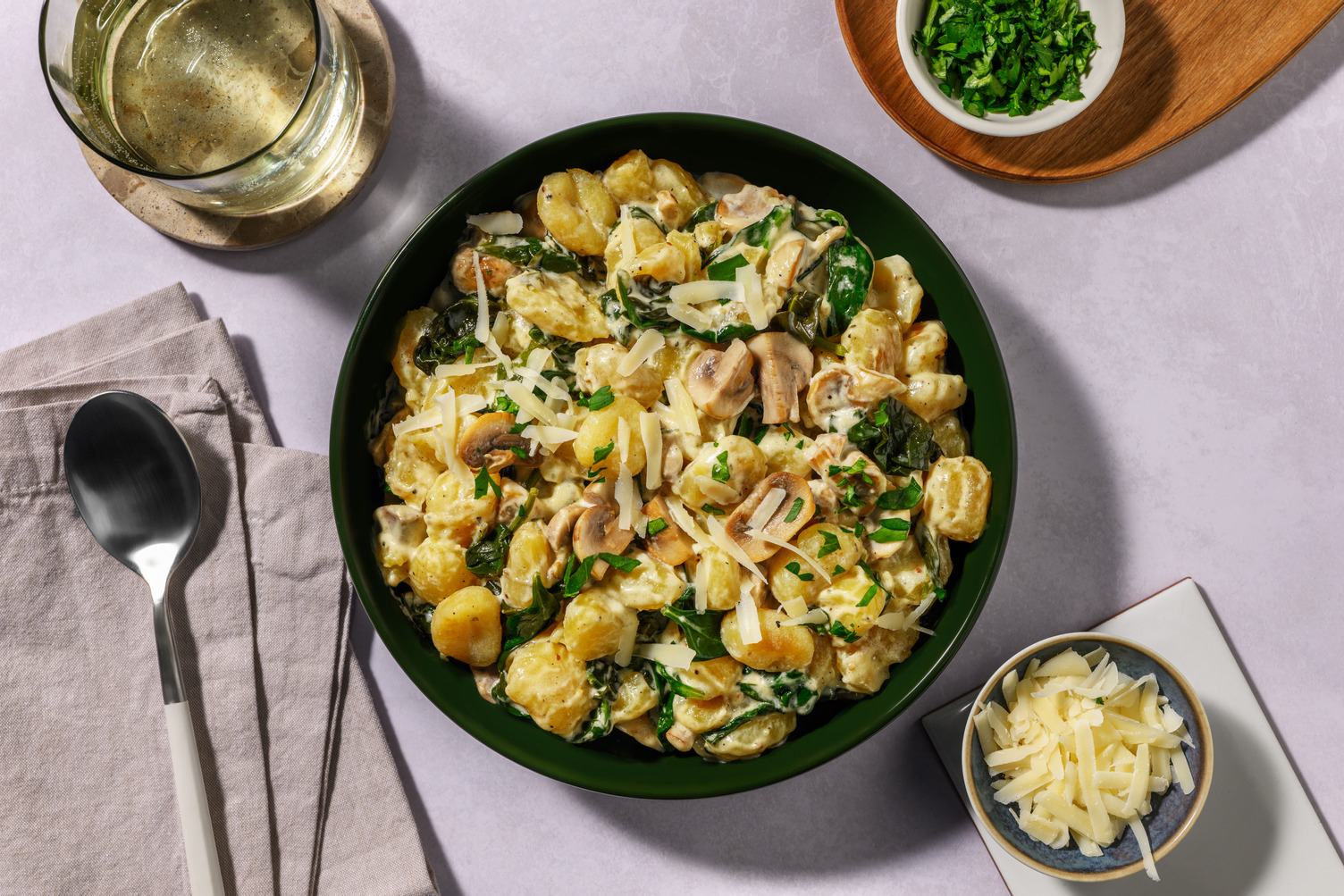 Truffled Mushroom Gnocchi with Irish Chicken