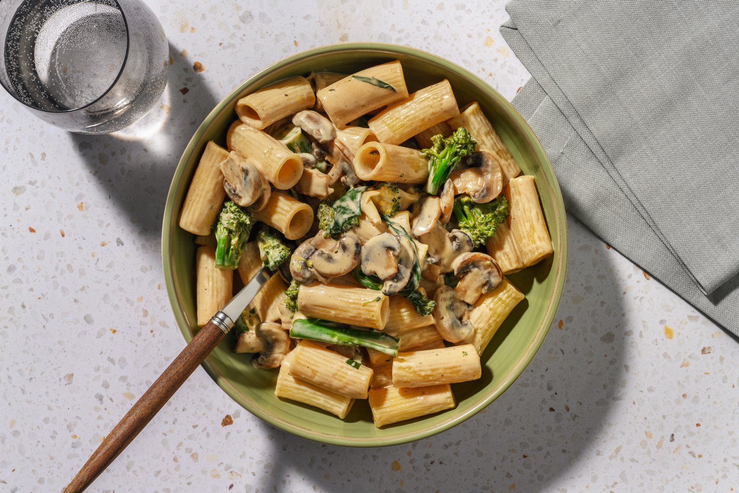 Umami Miso Mushroom Rigatoni