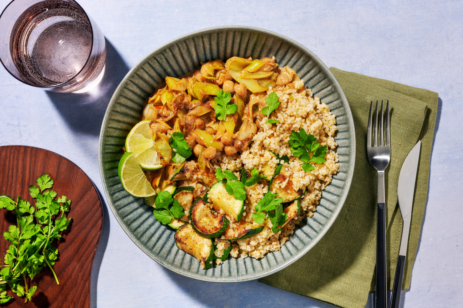 Speedy Creamy Brazilian Style Chickpeas and Prawns