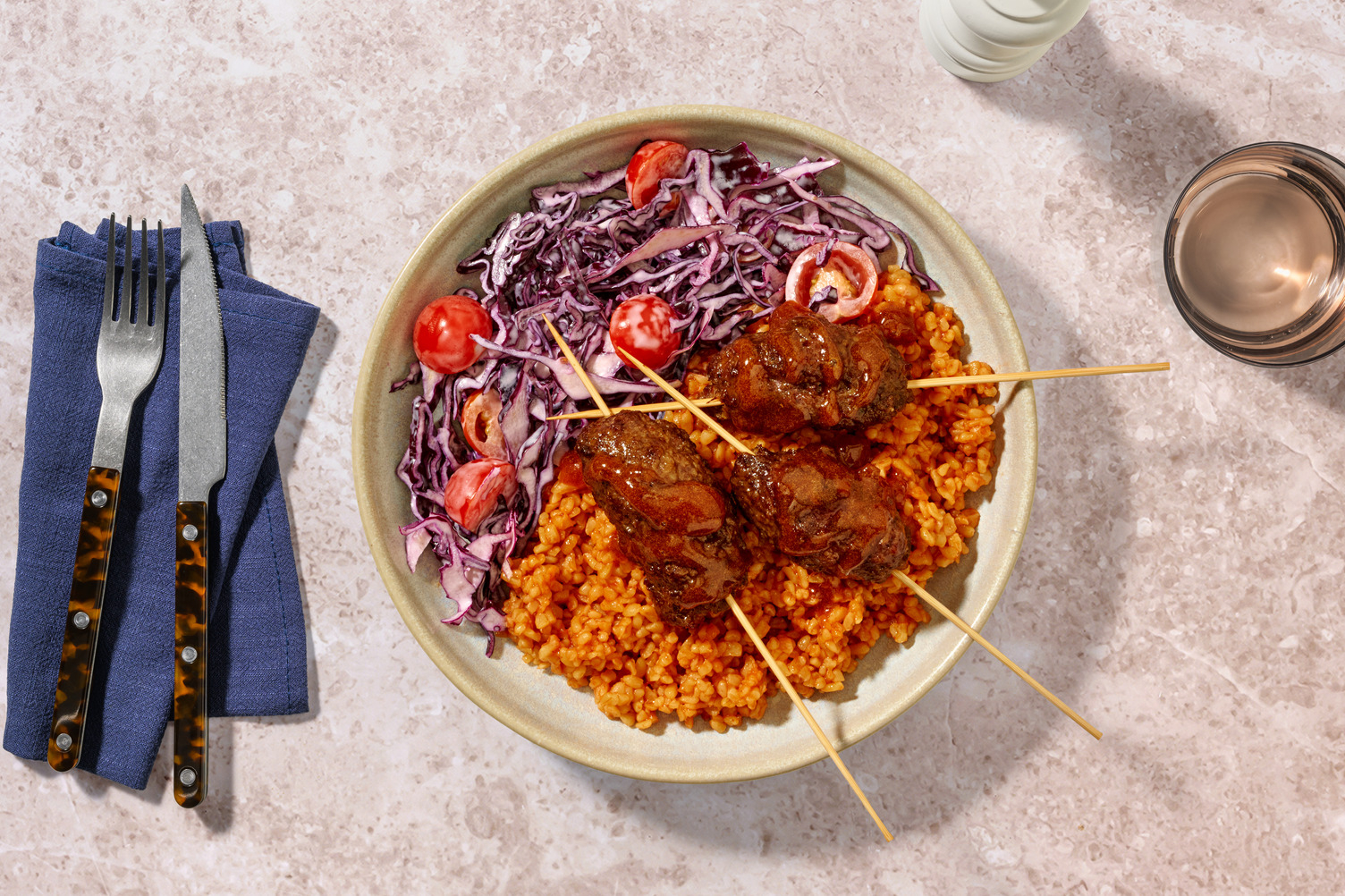 West African Style Oven-Baked Beef Skewers