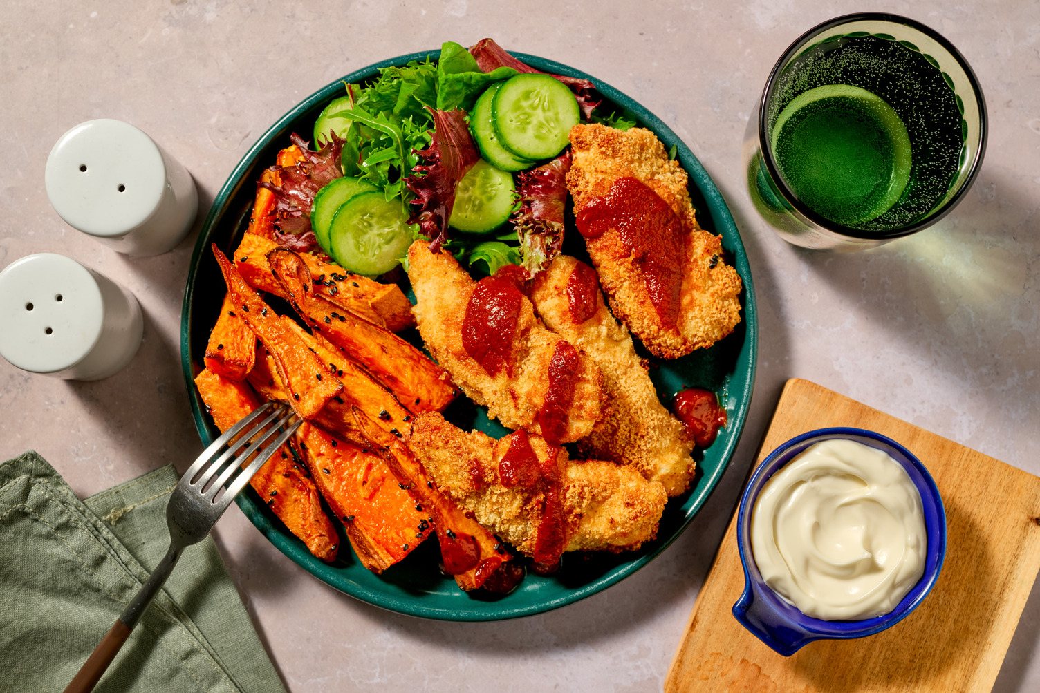 Air Fryer Chicken Katsu Tenders