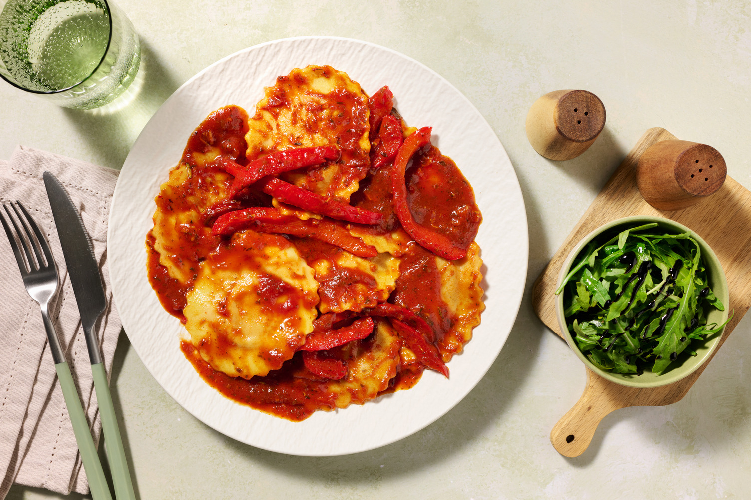 Arrabbiata Style Pumpkin and Sage Girasoli