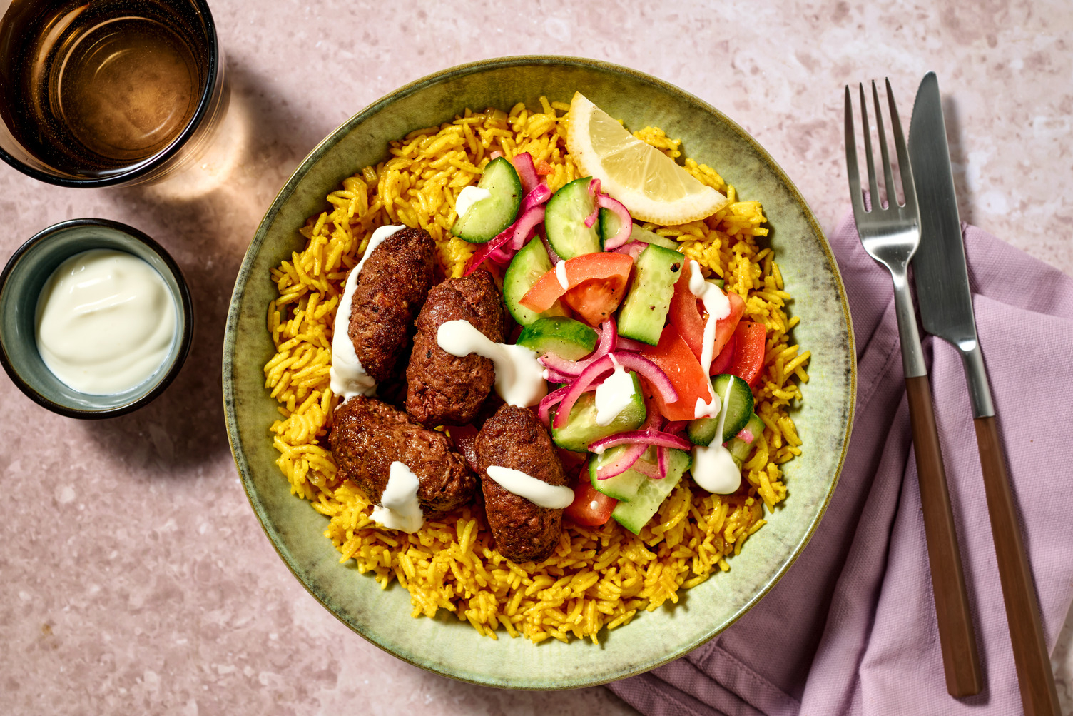 Oven-Baked Chermoula Beef Koftas