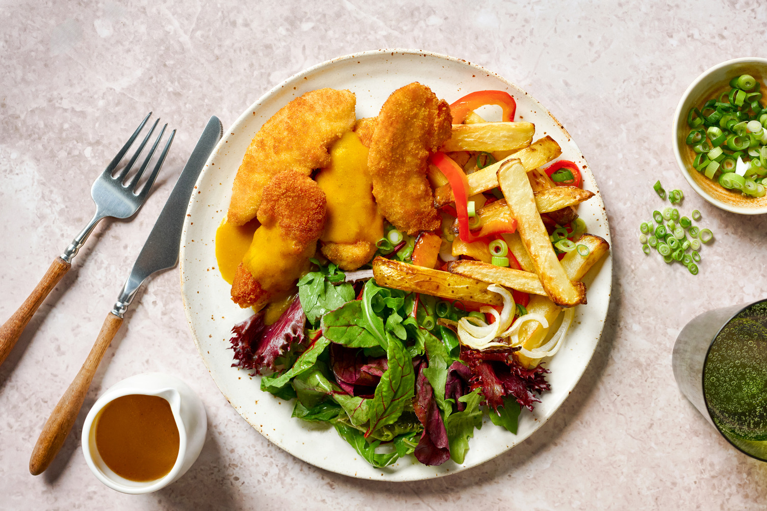 Crispy Chicken Tenders & Katsu Curry Sauce