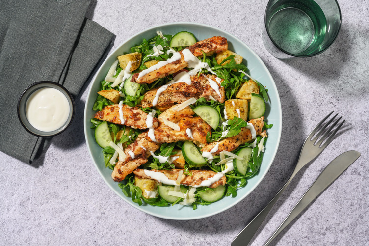 Easy Panzanella-inspired Salmon Salad