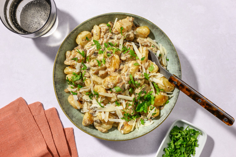 Truffled Mushroom Gnocchi with Irish Chicken