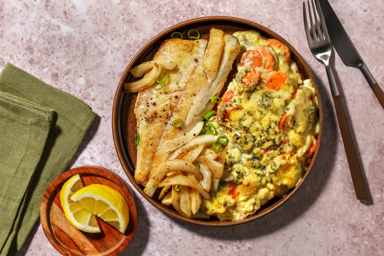 Turkey Breast with Cashel Blue® Cheese Dauphinoise