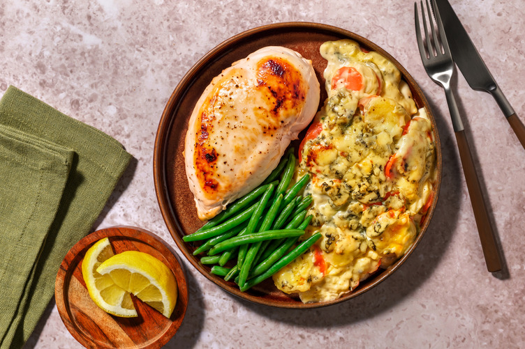 Turkey and Cashel Blue® Cheese Dauphinoise