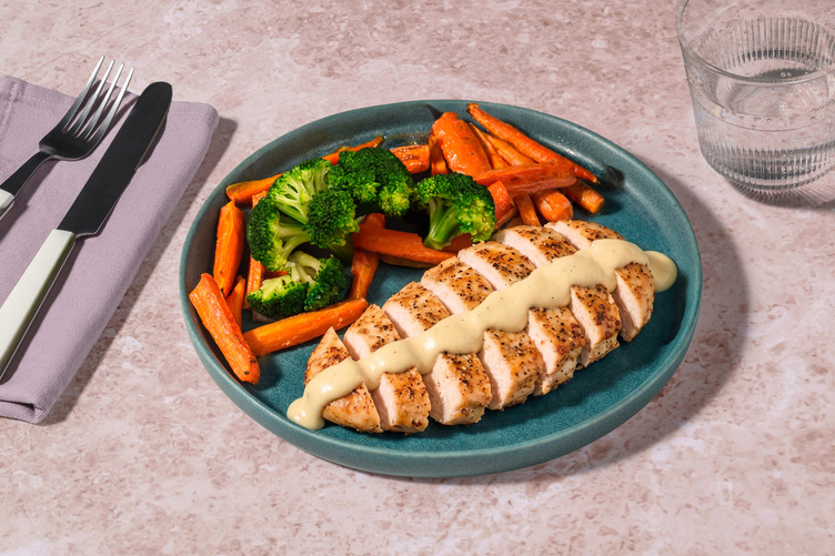 Chicken Breast and Mustard Cream Sauce