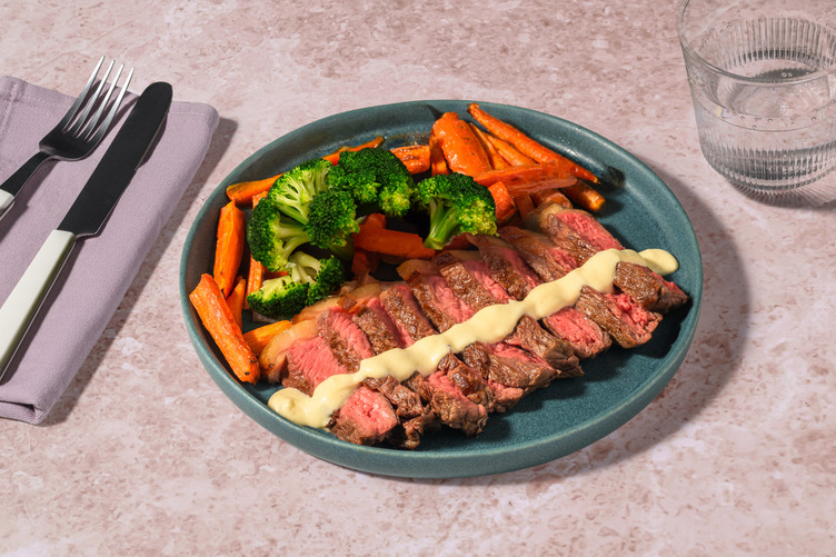 Beef Rump in Mustard Cream Sauce