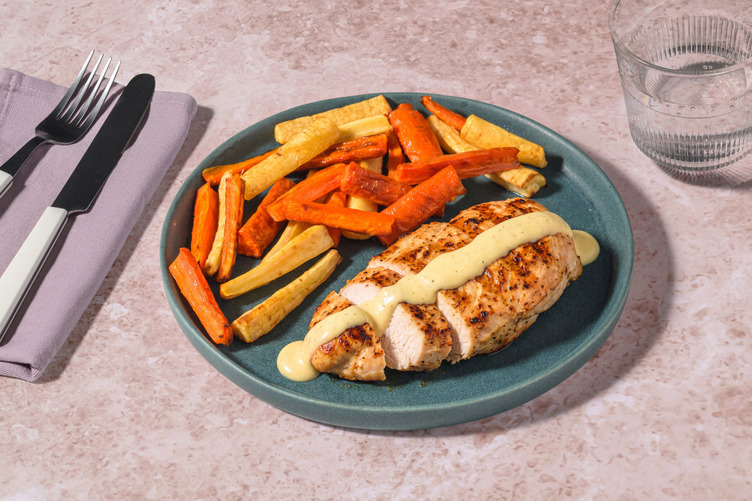 Chicken Breast and Mustard Cream Sauce
