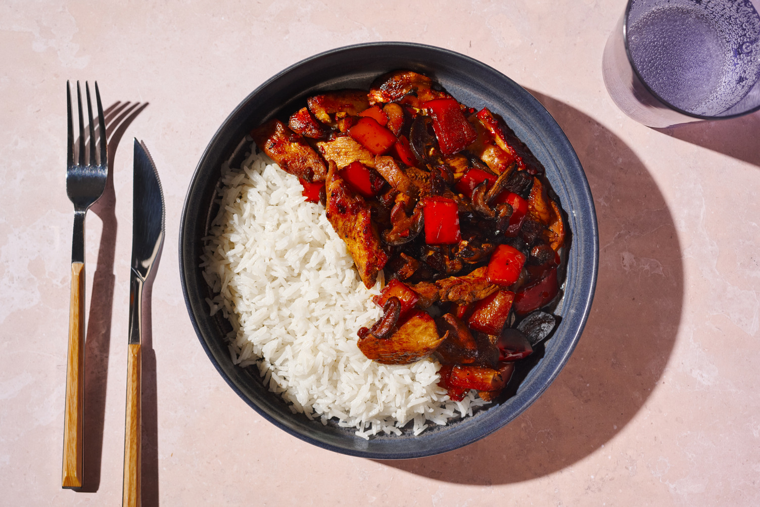 Doppelt Chop Suey Style Hähnchen