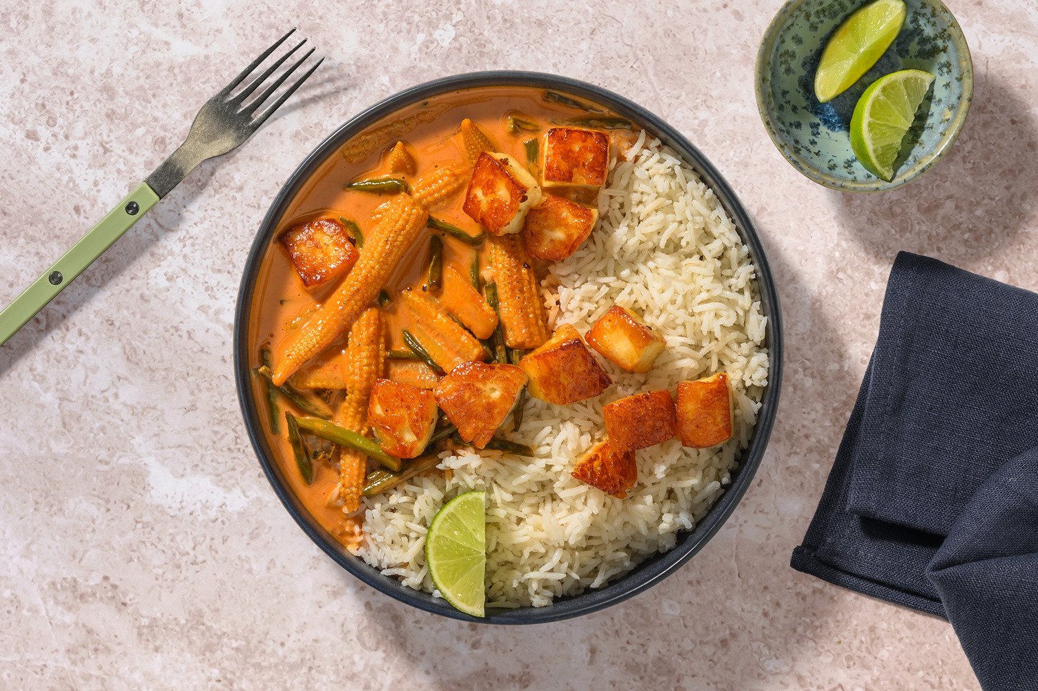 Honey Glazed Tofu and Gochujang Coconut Curry