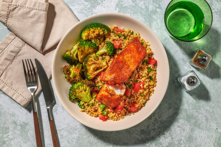 Middle-Eastern Style Basa and Tabblouleh