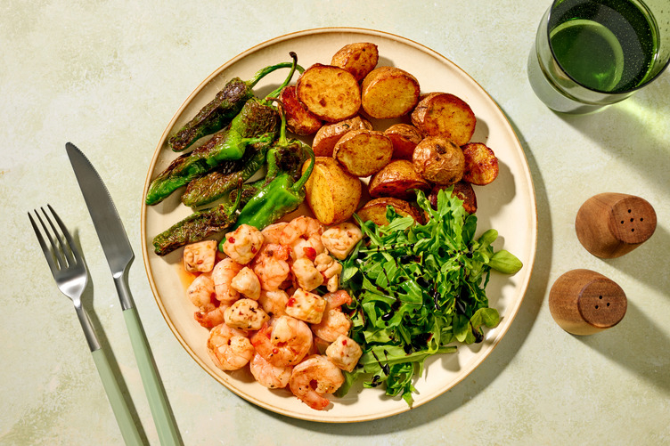 King Prawn Pil Pil with Diced Irish Chicken Breast
