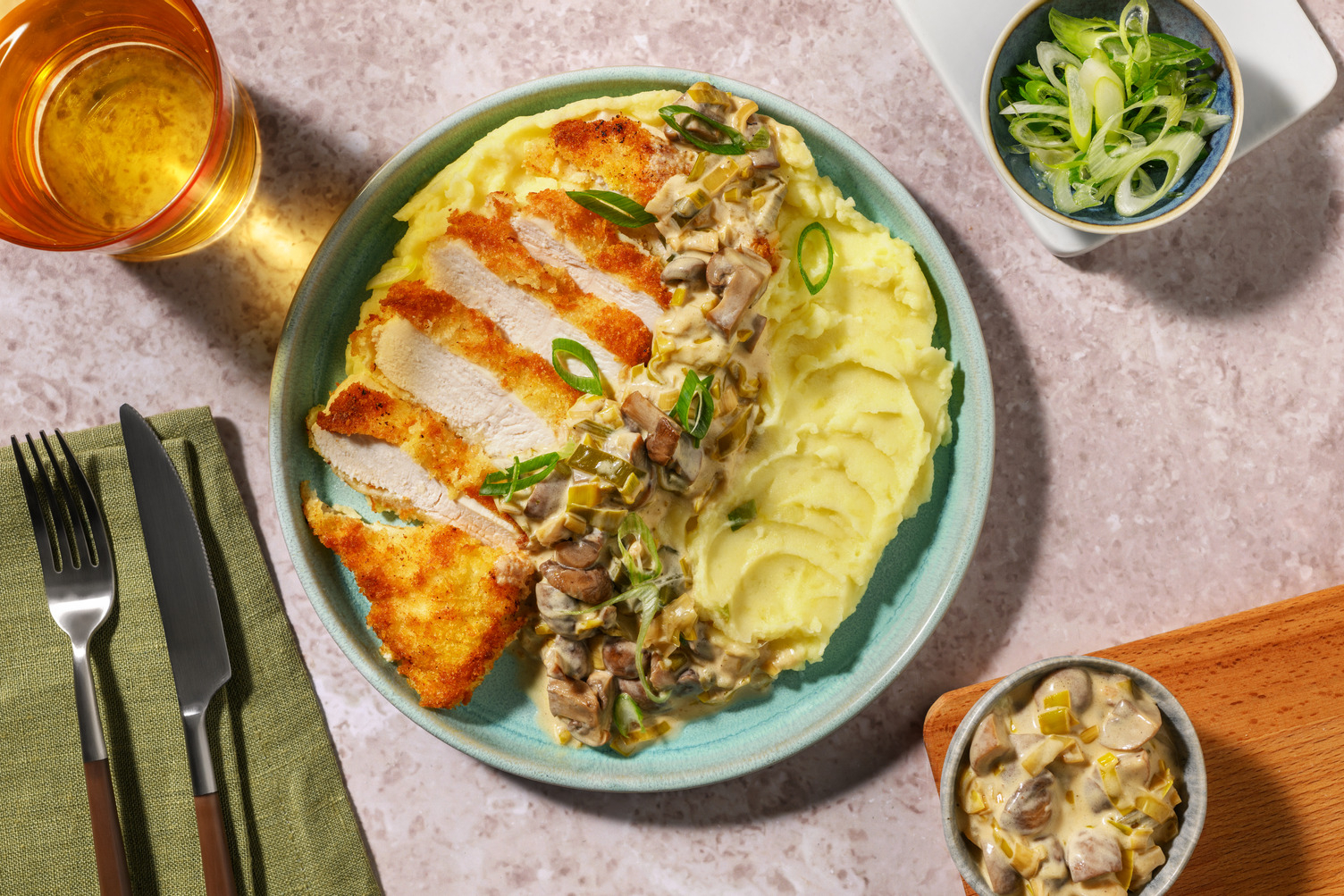 Savoury Leek and Mushroom Turkey