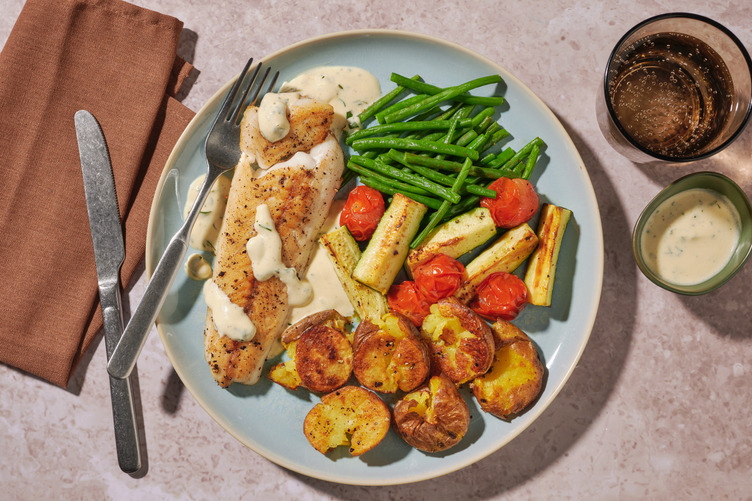 Salmon in Tarragon Sauce