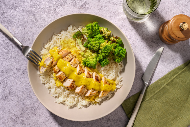 Turkey Breast in a Creamy Mango Sauce