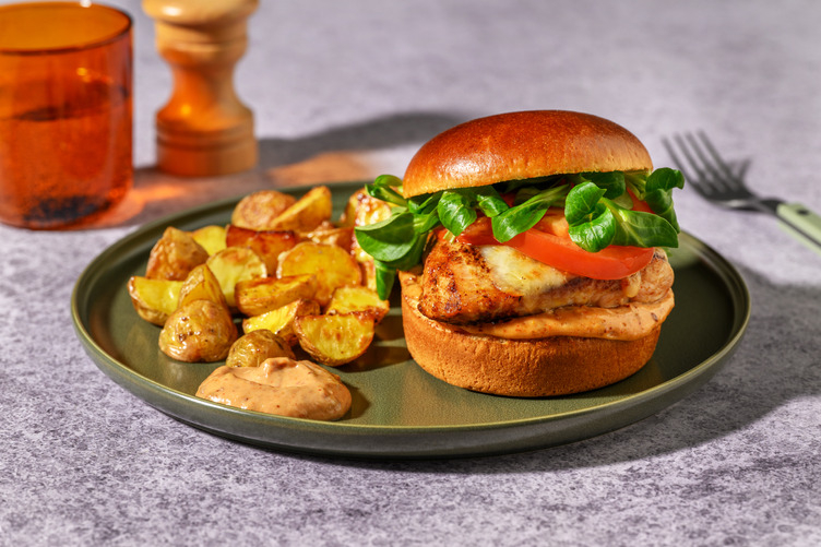 Peri Peri Chicken Breast Burger and Southwest-spiced Aioli
