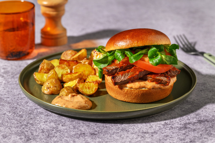 Hot Pepper Beef Rump and Chipotle Aioli