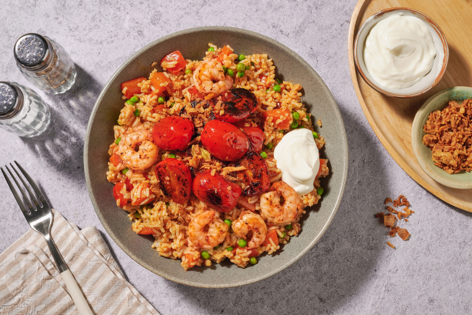 Sweet Spiced Prawn Biryani Style Rice
