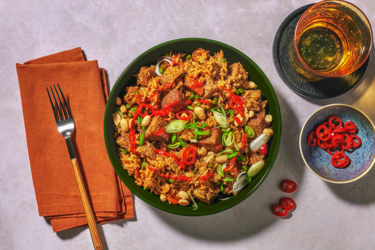 Clonakilty White Pudding and Gochujang Fried Rice