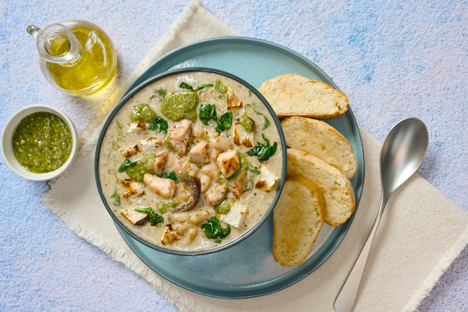 Creamy Braised Chicken, Celeriac and Butter Bean Cassoulet
