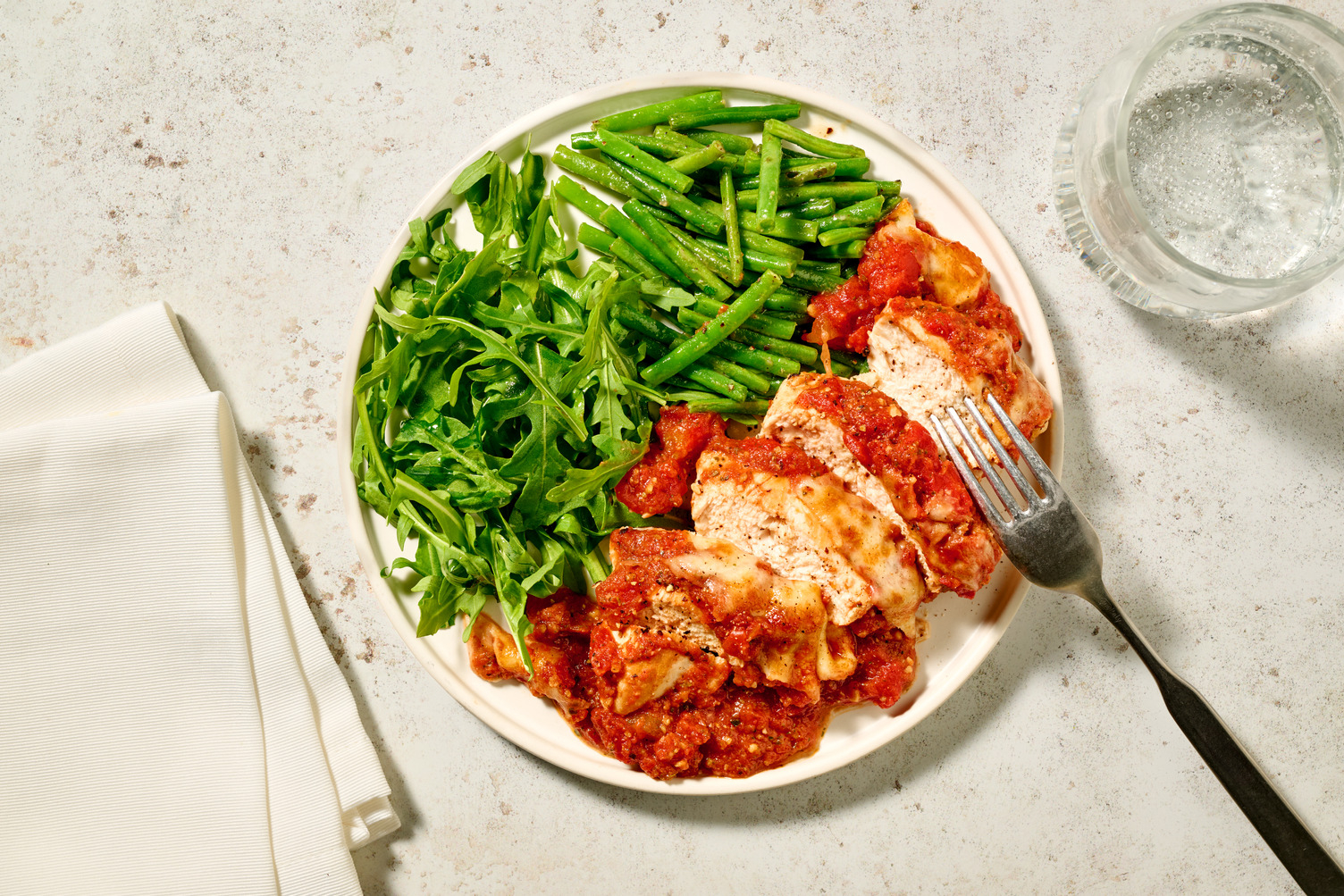 Keto-Hähnchen Parmigiana  