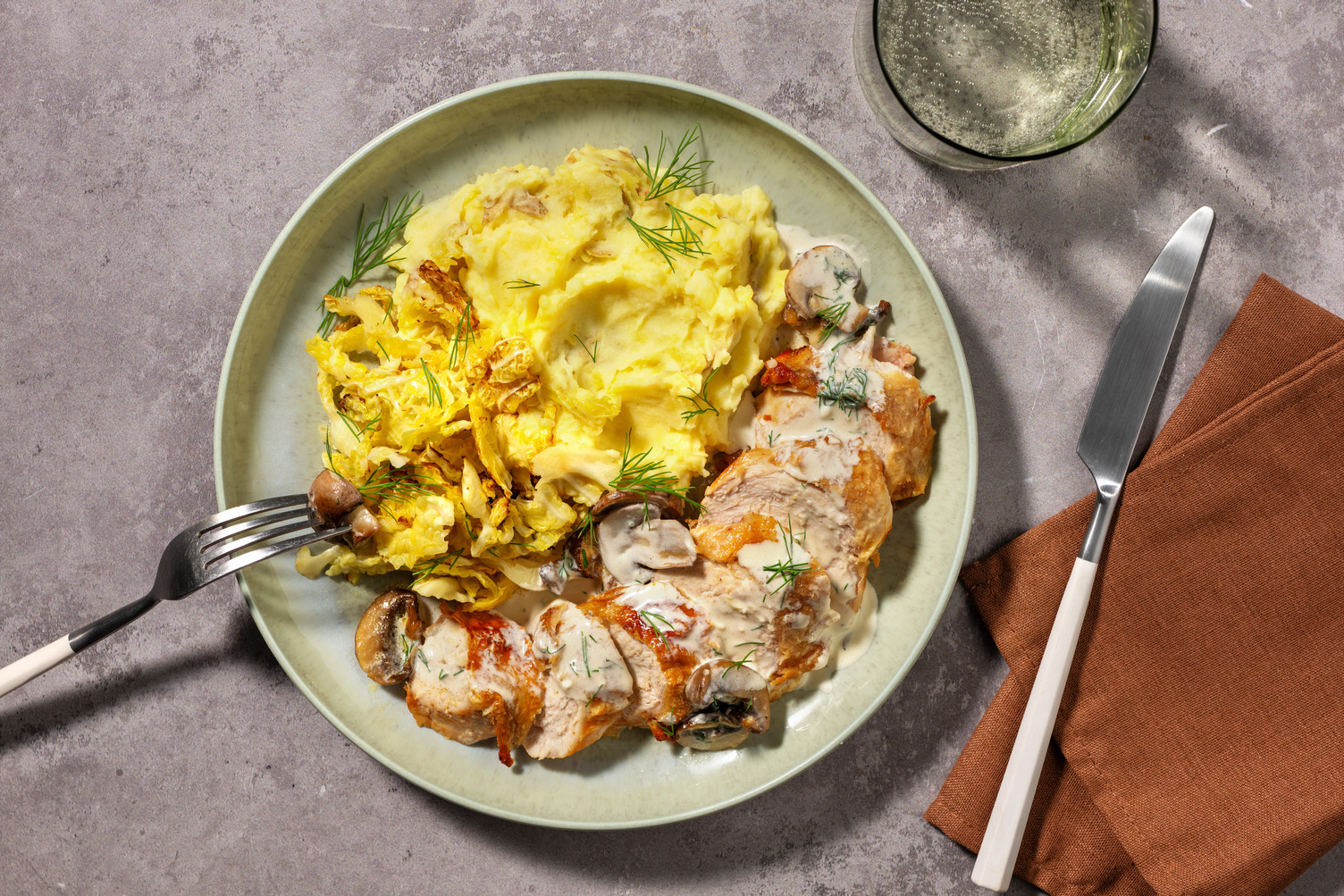 Swedish Style Creamy Dill Salmon
