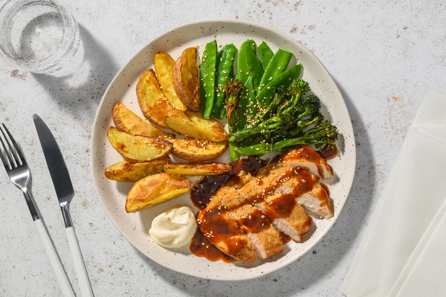 Butterflied Chinese BBQ Style Double Chicken Breast