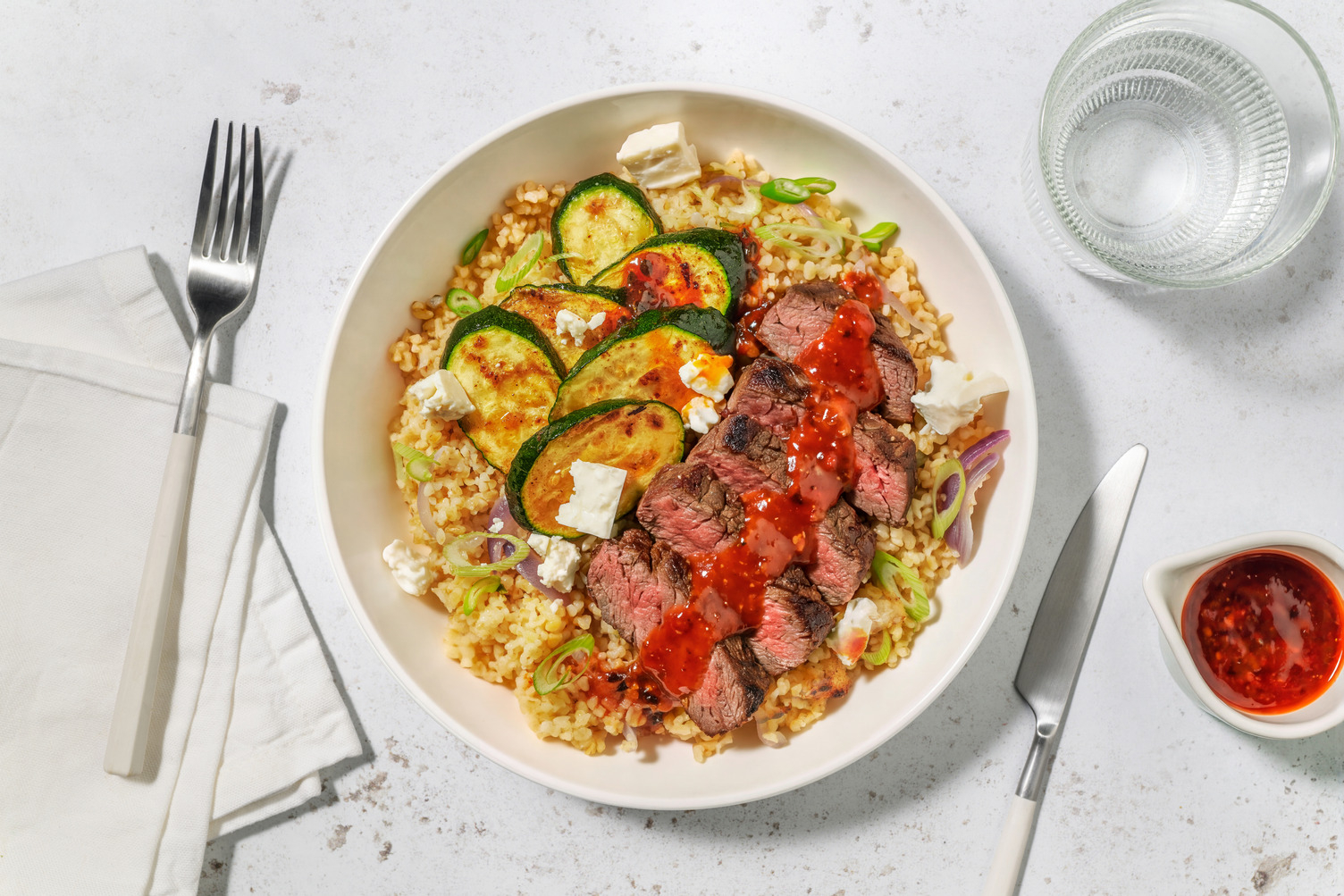 Rump Steak and Passion Fruit Hot Sauce
