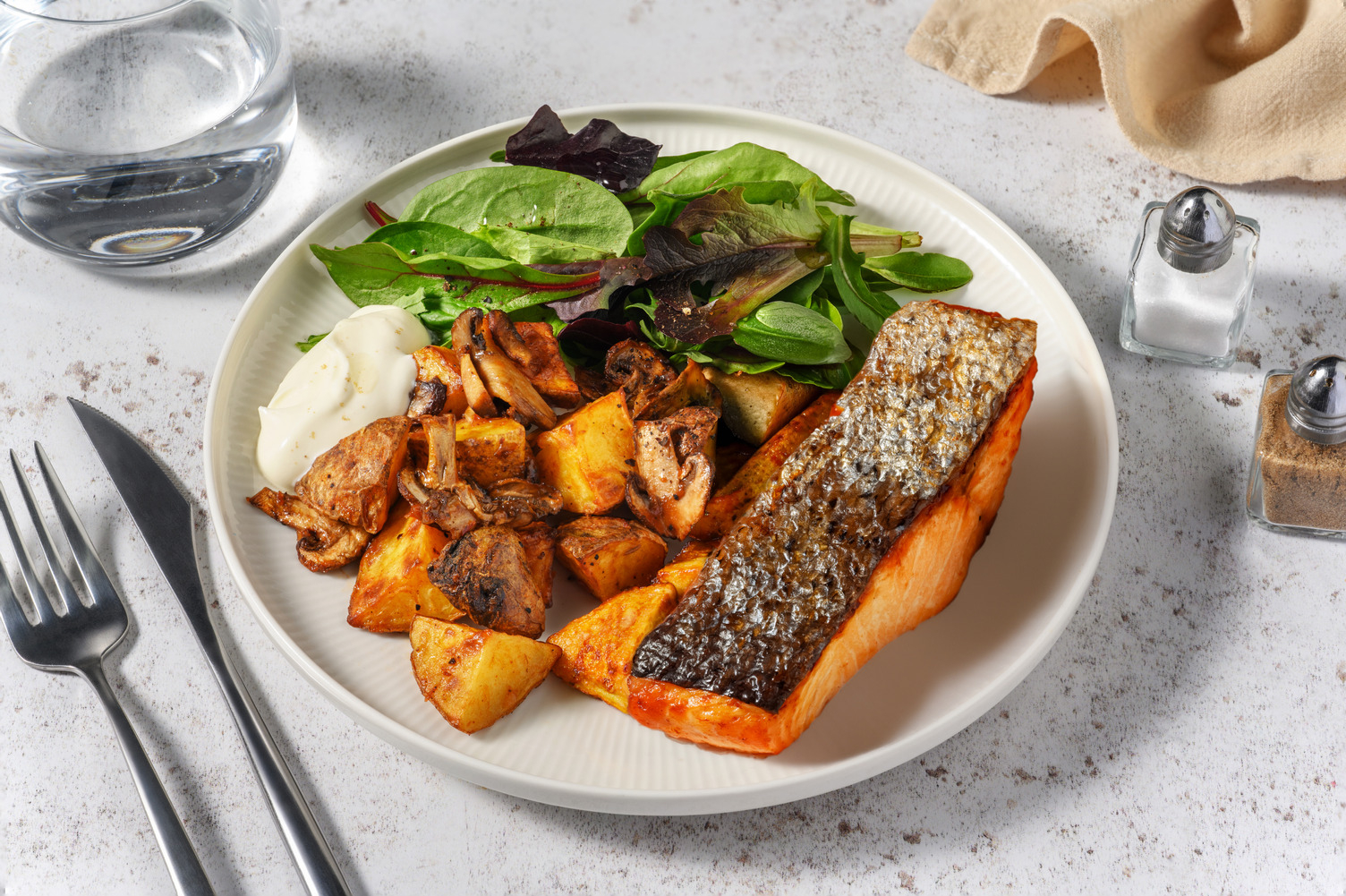 Chipotle Salmon Traybake