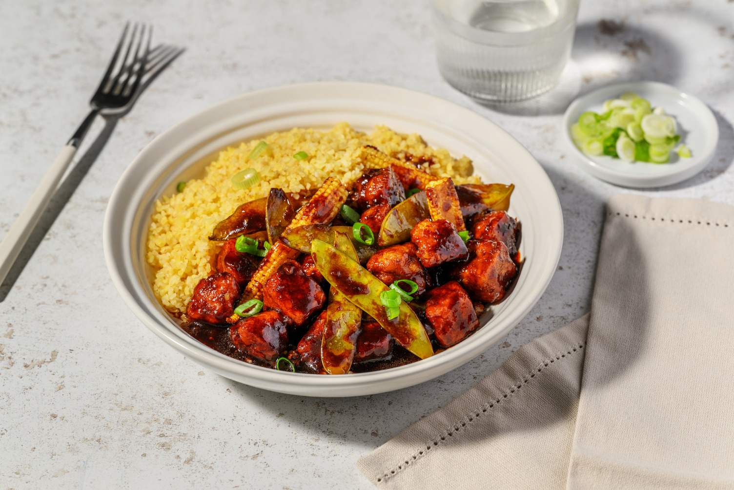 Sweet & Sticky Pork Stir-Fry