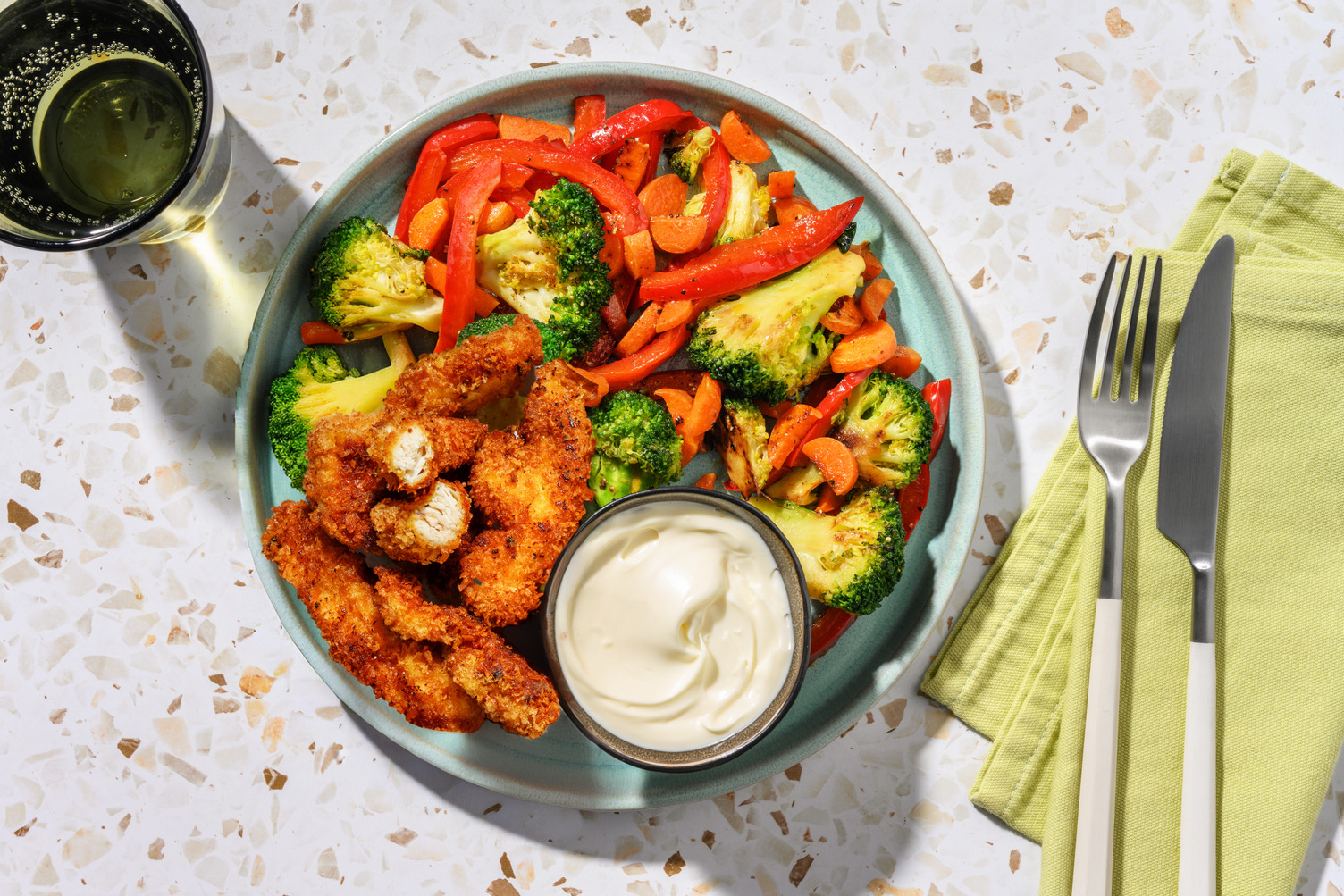 Double Smokey Crumbed Chicken Strips