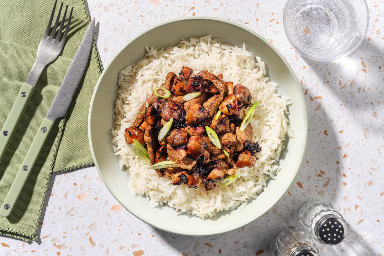 Stir Fry Bio-Rinderhüftsteakstreifen