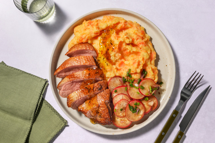 Entenbrust in Feigen-Schalotten-Soße