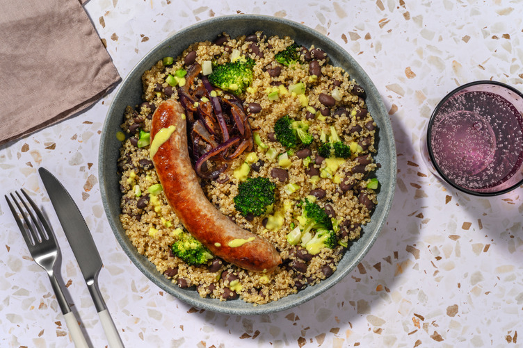 Saucisse Brandt & Levie en sauce curry crémeuse