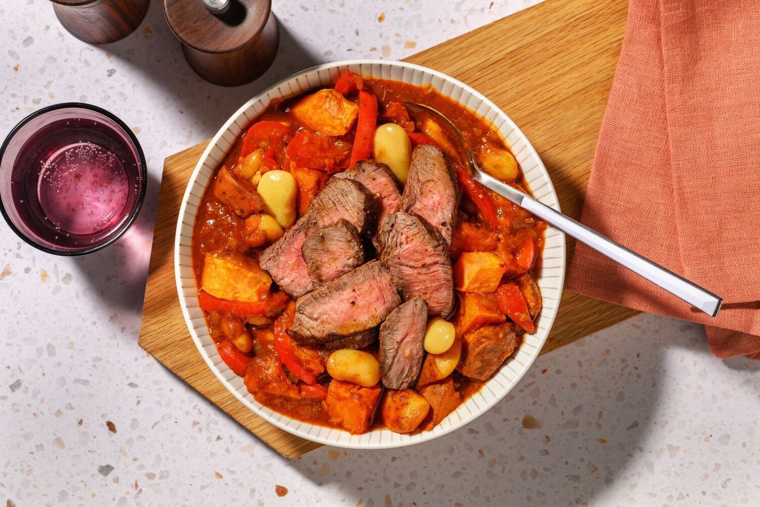 Garlic Butter Beef Rump Steaks