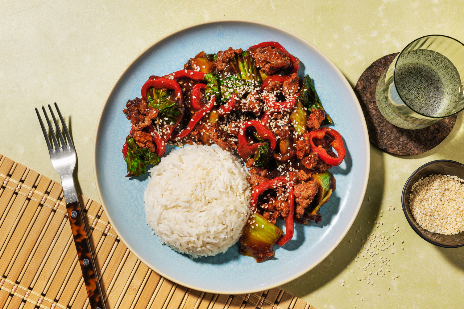 Thailändisches Curry mit Weiderinderhack