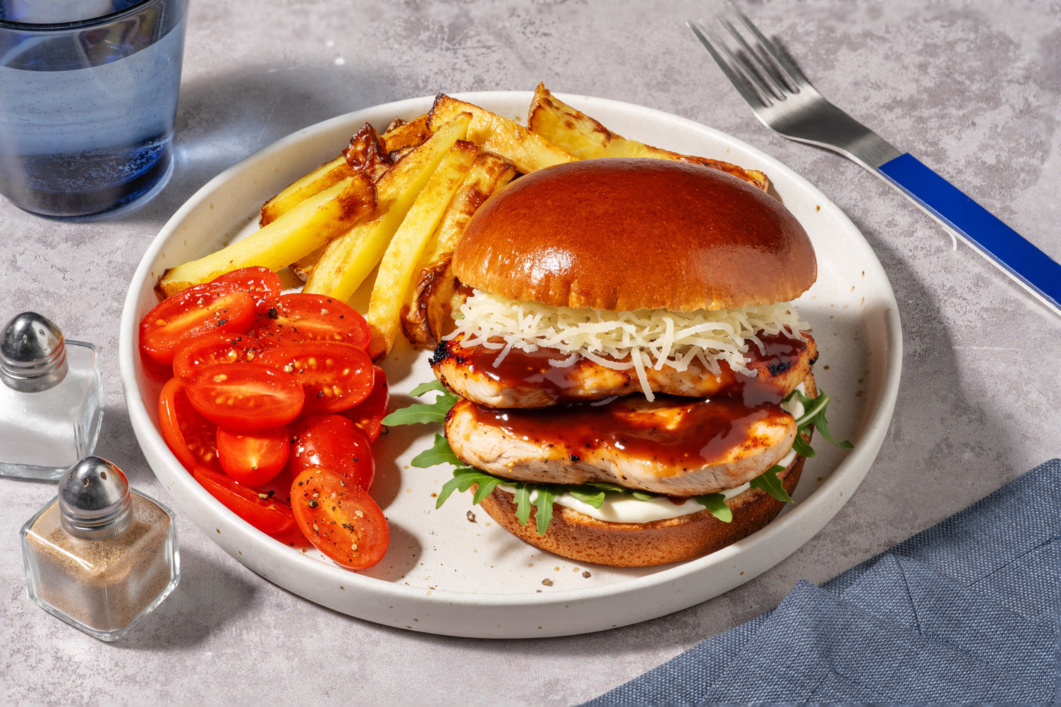 BBQ Chicken Breast Burger