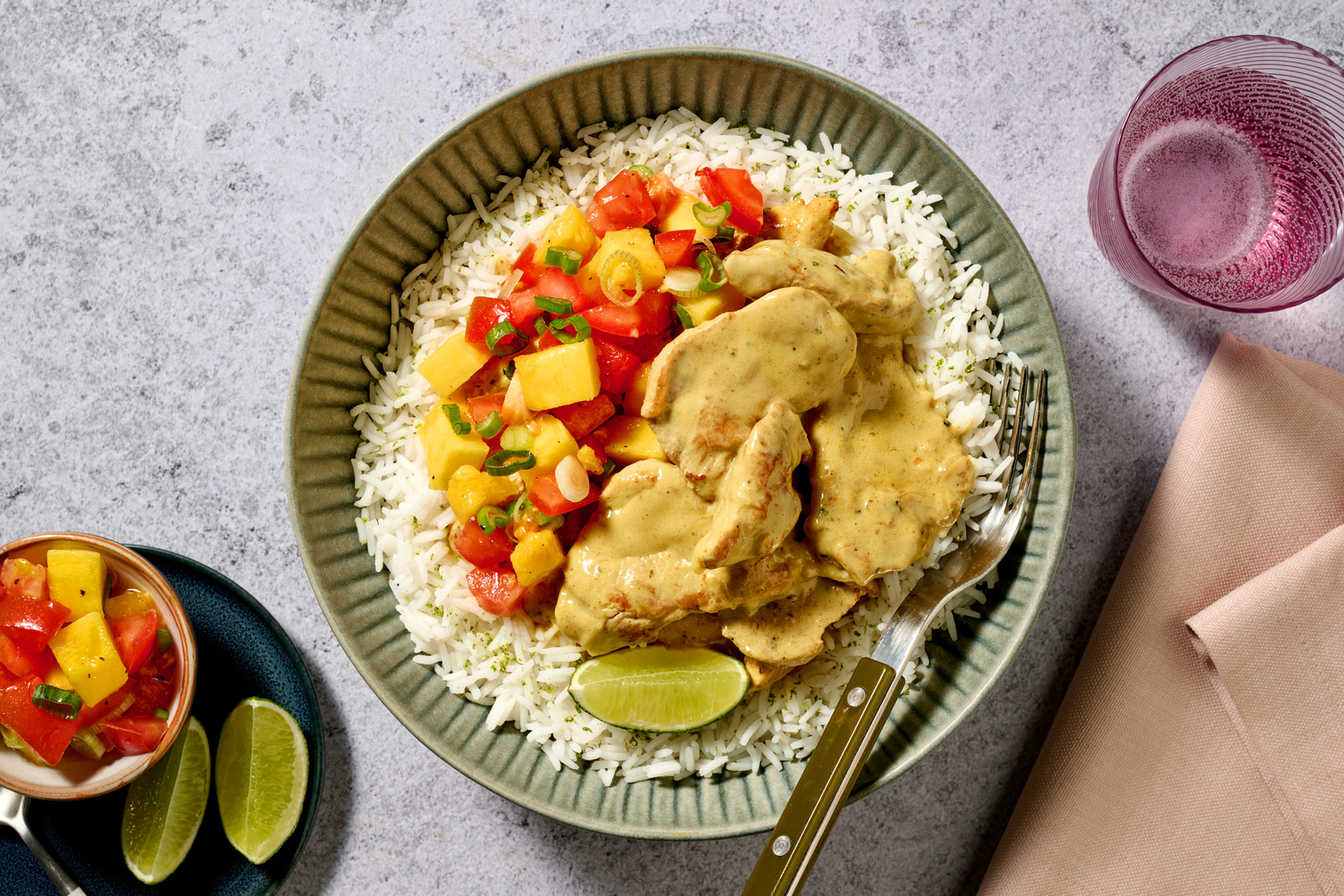 Karibisches Curry mit Schweinefilet