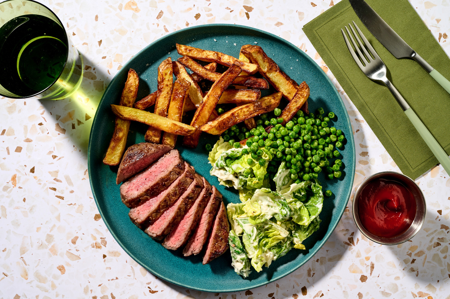 Peri Peri Spiced Rump Steaks and Chips